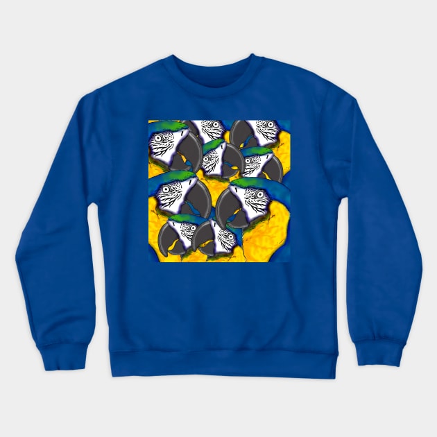 Parrots Crewneck Sweatshirt by lucamendieta